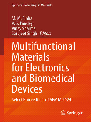 cover image of Multifunctional Materials for Electronics and Biomedical Devices